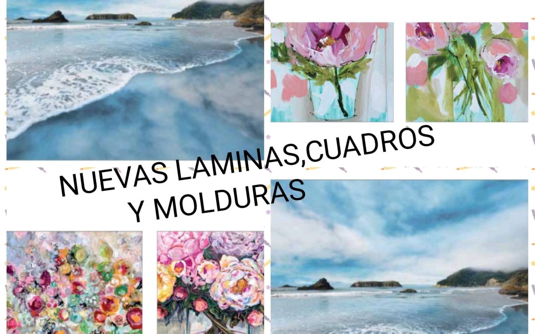 Enmarcación, artículos de decoración..